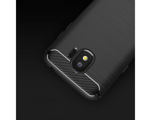 Чохол до мобільного телефона Laudtec для Samsung J2 2018/J250 Carbon Fiber (Black) (LT-J250F)
