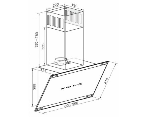 Витяжка кухонна Kaiser AT9445ELFADECO