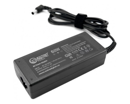 Блок живлення до ноутбуку Extradigital Sony 19.5V, 3A, 60W (6.5x4.4) (PSS3874) Блок живлення до ноутбуку Extradigital Sony 19.5V, 3A, 60W (6.5x4.4) (PSS3874)