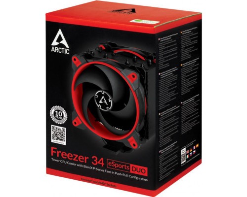 Кулер до процесора Arctic Freezer 34 eSports DUO Red (ACFRE00060A)