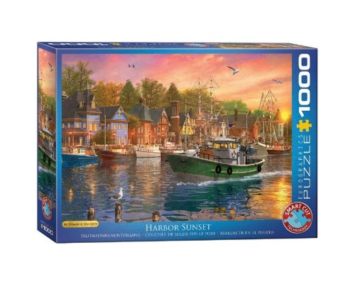Пазл Eurographics Захід у гавані Домінік Девісон 1000 елем (6000-0969)