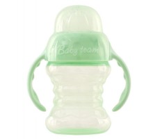 Поїльник-непроливайка Baby Team зі спаутом і ручками 180 мл (5022_м'ятний)