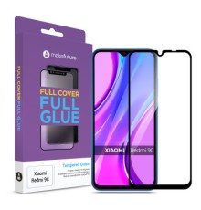 Скло захисне MakeFuture Xiaomi Redmi 9C Full Cover Full Glue (MGF-XR9C)