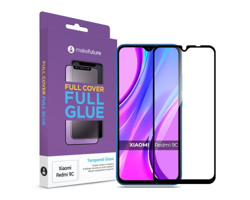 Скло захисне MakeFuture Xiaomi Redmi 9C Full Cover Full Glue (MGF-XR9C) Скло захисне MakeFuture Xiaomi Redmi 9C Full Cover Full Glue (MGF-XR9C)