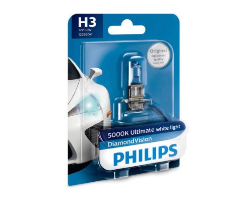 Автолампа Philips галогенова 55W (12336 DV B1)