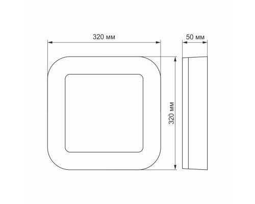 Світильник Videx LED ART IP65 30W 5000K 220V (VL-BHFS-305)