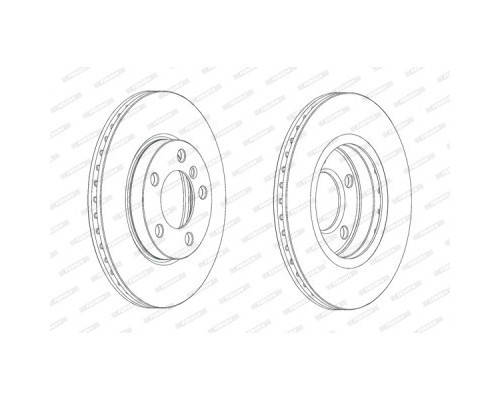 Гальмівний диск FERODO DDF2122C