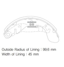 Гальмівні колодки HI-Q SA055-NEW