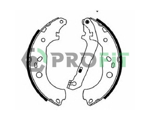 Гальмівні колодки Profit 5001-0687