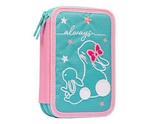 Пенал 1 вересня Bunny HP-01 подвійний (532952)