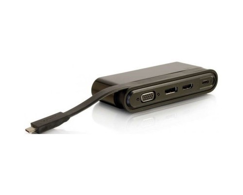 Порт-реплікатор C2G Docking Station USB-C на HDMI, DP, VGA, USB, Power Delivery (CG82392)