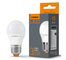 Лампочка Videx G45e 3.5W E27 3000K (VL-G45e-35273)