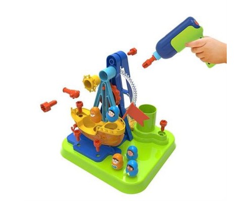 Конструктор EDU-Toys Піратський корабель з інструментами (JS026)
