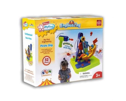 Конструктор EDU-Toys Піратський корабель з інструментами (JS026)