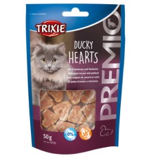 Ласощі для котів Trixie Premio Hearts качка/минтай 50 г (4011905427058)