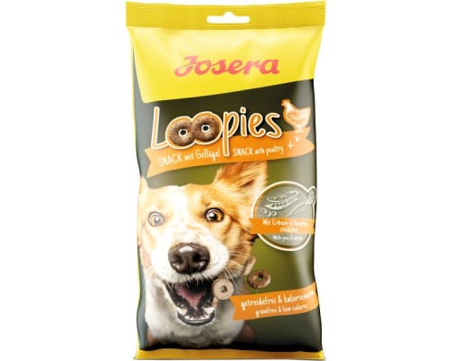 Ласощі для собак Josera LOOPIES MIT LAMM 150 г (4032254746997)