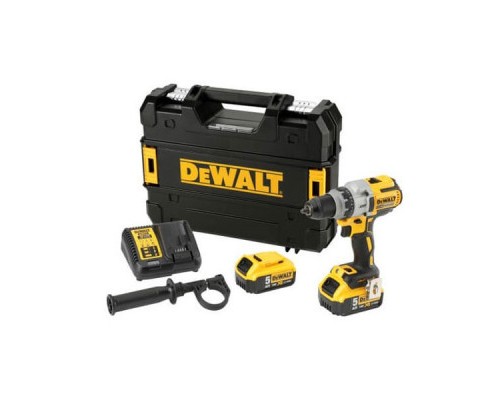 Шуруповерт DeWALT XR Li-Ion 18 В, 95 Нм, 2 АКБ + ЗП, рукоятка, кейс (DCD991P2)
