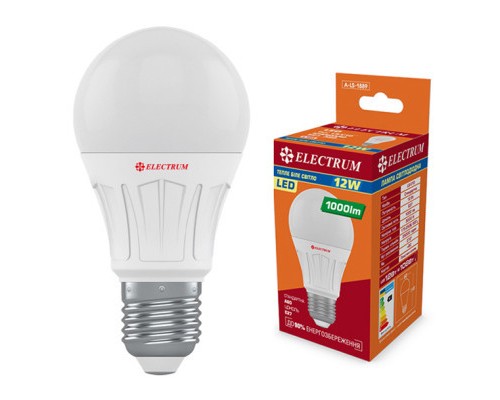 Лампочка Electrum A60 12W PA LS-V10 Е27 3000K (A-LS-1889)