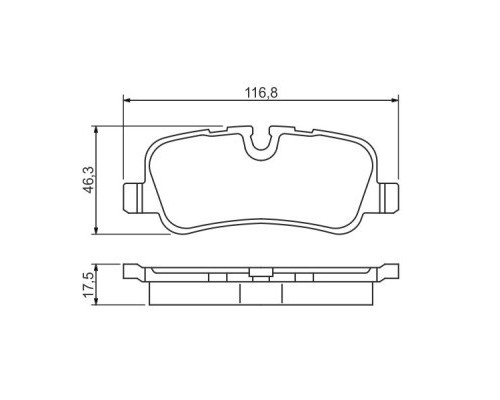 Гальмівні колодки Bosch 0 986 494 148