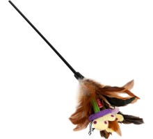 Іграшка для котів GiGwi Teaser Дразнилка з пір'ям 55 см (75028)