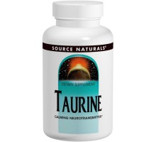 Амінокислота Source Naturals Таурін, 500 мг, 60 таблеток (SN1280) 