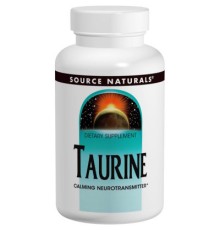 Амінокислота Source Naturals Таурін, 500 мг, 60 таблеток (SN1280)