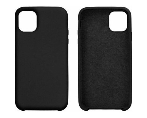 Чохол до мобільного телефона Drobak Liquid Silicon Case Apple iPhone 12 Mini Black (707004)