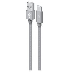 Дата кабель USB 2.0 AM to Type-C 1.0m CBGNYT1 grey Intaleo (1283126489136)