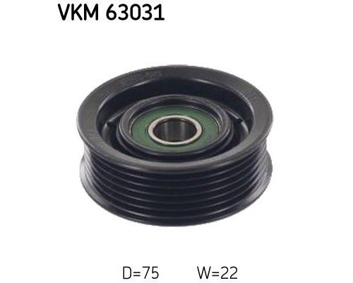 Ролик натягувача ременя SKF VKM 63031