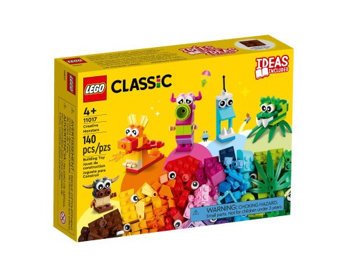 Конструктор LEGO Classic Оригінальні монстри 140 деталей (11017)