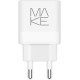 Зарядний пристрій MAKE 45W PD+QC White (MCW-325PWH)
