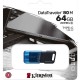 USB флеш накопичувач Kingston 64GB DataTraveler 80 M USB-C 3.2 Blue/Black (DT80M/64GB) 