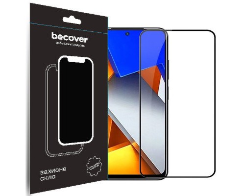 Скло захисне BeCover Poco M4 Pro 4G Black (708590)