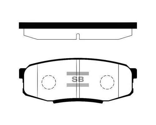 Гальмівні колодки HI-Q SP1382