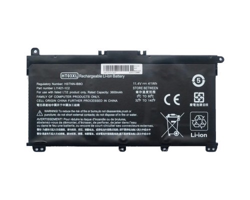 Акумулятор до ноутбука HP 250 G7HT03XL, 3600mAh (41Wh), 3cell, 11.4V, Li-ion AlSoft (A47752) 