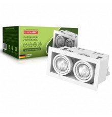 Світильник точковий Eurolamp LED GU10x2 white (LHK2-LED-GU10(white))