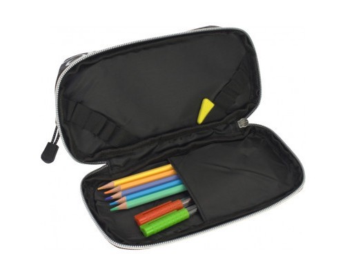 Пенал Cool For School 2 відділення Сірий (CF87175)