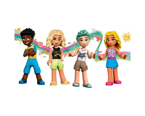 Конструктор LEGO Friends Пляжний парк розваг 1348 деталей (41737)