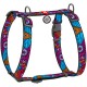 Шлея для собак WAUDOG Nylon з QR паспортом анатомічна H-подібна 