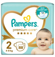 Підгузки Pampers Premium Care Розмір 2 (4-8 кг) 88 шт (8006540857717)
