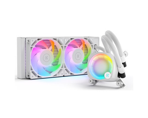 Система рідинного охолодження Ekwb EK-Nucleus AIO CR240 Lux D-RGB - White (3831109897843)