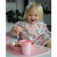 Набір дитячого посуду Twistshake Pastel Pink килимок з тарілкою (78129)