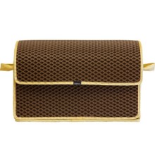 Сумка-органайзер EVAtech 30x49x25 см Коричневий з бежевим кантом (BS12258SM5RZI)