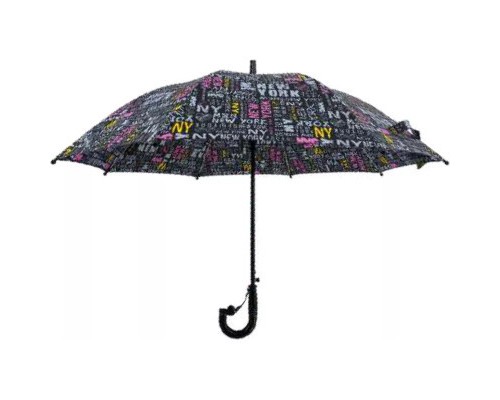 Парасоля Grunhelm дитяча, напівавтомат (текст) - UAO-1126C-40GK (121838)