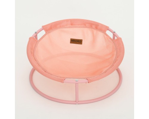 Лежак для тварин MISOKO&CO Pet bed round 45x45x22 см pink (HOOP31834)