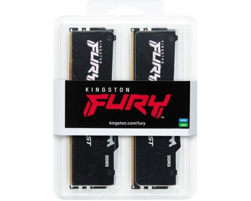 Модуль пам'яті для комп'ютера DDR5 64GB (2x32GB) 5200 MHz Beast RGB Kingston Fury (ex.HyperX) (KF552C40BBAK2-64) Модуль пам'яті для комп'ютера DDR5 64GB (2x32GB) 5200 MHz Beast RGB Kingston Fury (ex.HyperX) (KF552C40BBAK2-64)