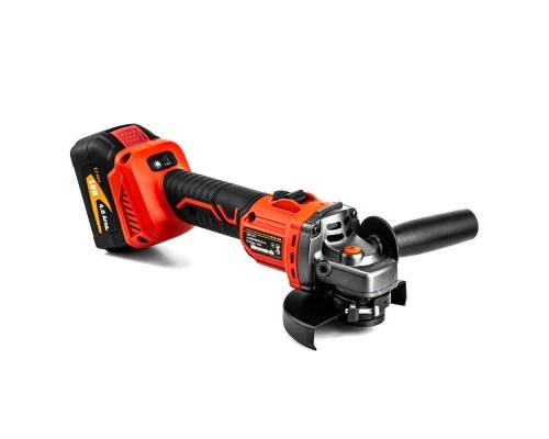 Шліфувальна машина GTM AGC18/125BL, 125мм, 18В, 3000-8500об/хв, 2x4Ah (AGC18/125BL)