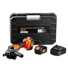 Шліфувальна машина GTM AGC18/125BL, 125мм, 18В, 3000-8500об/хв, 2x4Ah (AGC18/125BL)