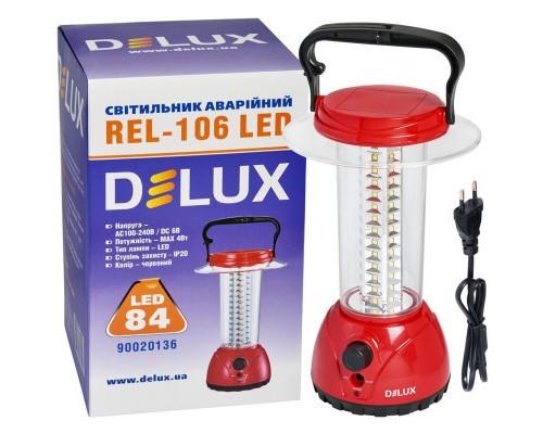 Ліхтар Delux REL-106 84 LED 4W (90020136)