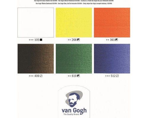 Олійні фарби Royal Talens Van Gogh Starter set 6 кольорів 20 мл (8712079231392)